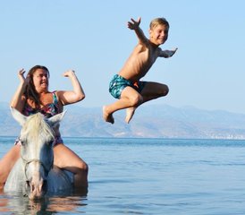 5 Day Swimming with Horses, Natural Horsemanship, and Horse Trekking Holiday in Corfu, Greece - Photo 4