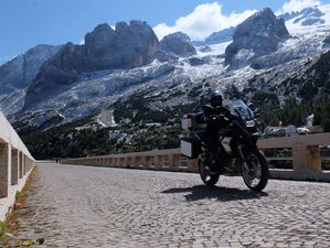 8 Day Italian Lakes and Dolomites Guided Motorcycle Tour via Stelvio Pass