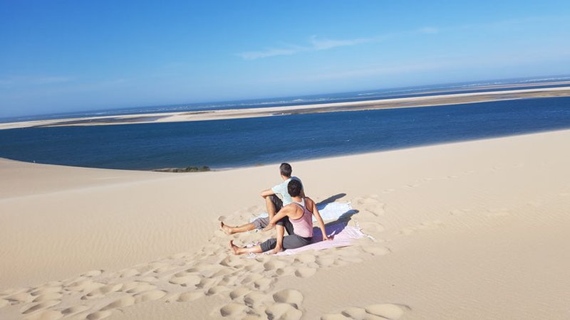 3 jours en escapade bien-être de hatha yoga et massages près de la dune du Pilat, en Gironde