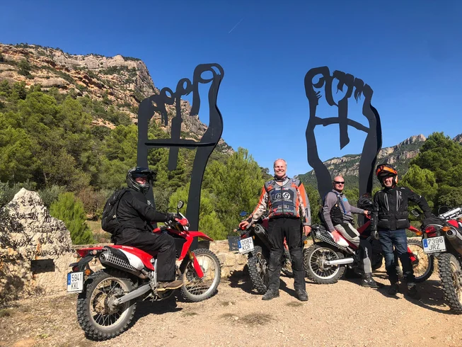 3 Day Guided Motorcycle Trail Riding in Beautiful Catalonia, Spain