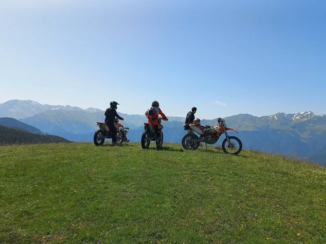 6 Day Guided Enduro Motorcycle Tour through Tusheti Alps and Kakheti Vine Region in Georgia