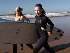 8 jours en stage de surf et yoga tous niveaux à Tamraght, Maroc