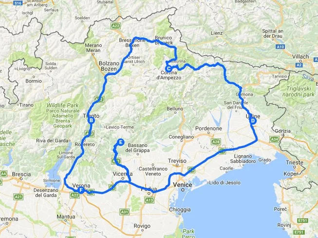 8 Day Self-Guided Motorcycle Tour around the Dolomites and Veneto, Italy photo 3