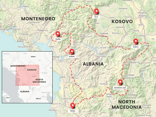 8 Day Balkan Raid Guided Motorcycle Tour in Albania, North Macedonia, and Kosovo photo 3