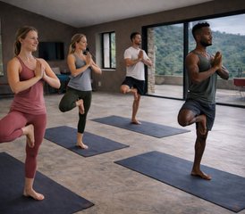 14 jours-200h en formation de professeur de vinyasa yoga hybride à La Garde-Freinet, France - Photo 5