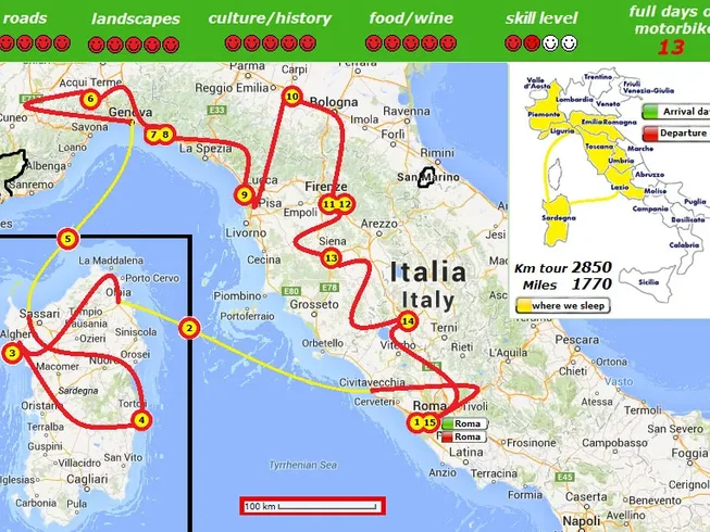 16 Day Grand Tour Bella Italia - Premium Guided Motorcycle Tour in Italy photo 3