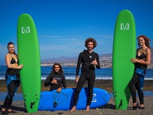 3 días de campamento de surf en Single Fin Hostel en Tenerife Sur, España
