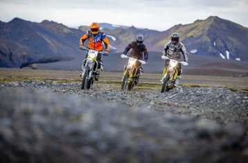 6 jours à moto à travers l'Islande