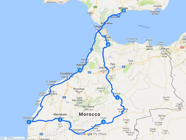11 Day Atlas and Desert Guided Motorcycle Tour in Spain and Morocco photo 3