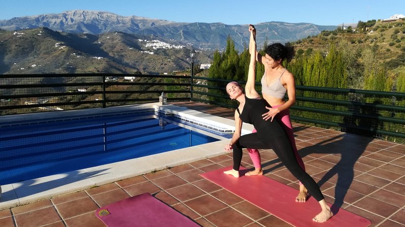 4 Day Hiking Yoga and Healthy Food Holiday in the Andalusia Mountains Near the Sea