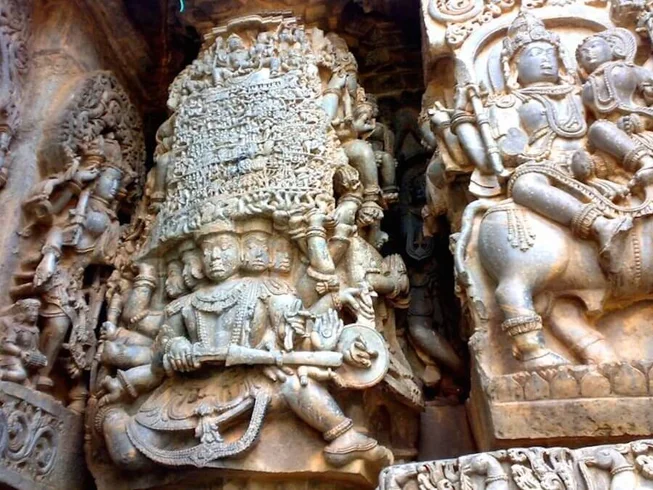2 Days Royal Enfield Motorcycle Tour of Sculptural Wonders of  Belur and Halebid from Bangalore photo 6