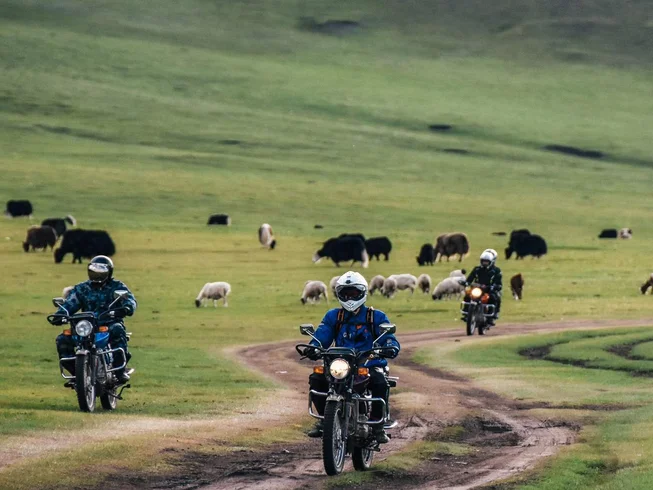 10 Day Guided Enduro Motorbike Trip on the Endless Mongolian Steppe
