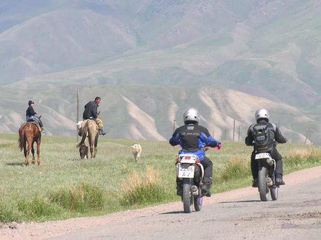 12 Day The Great Tien Shan Mountains Guided Motorcycle Tour in Kyrgyzstan photo 2