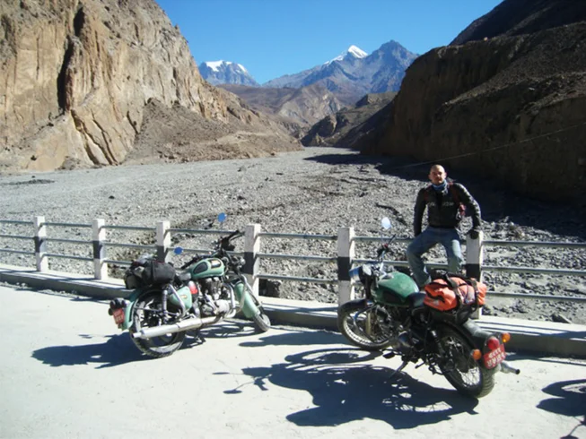 14 Day Upper Mustang Guided Motorbike Tour in Nepal with Hiking and Himalayan Views photo 2