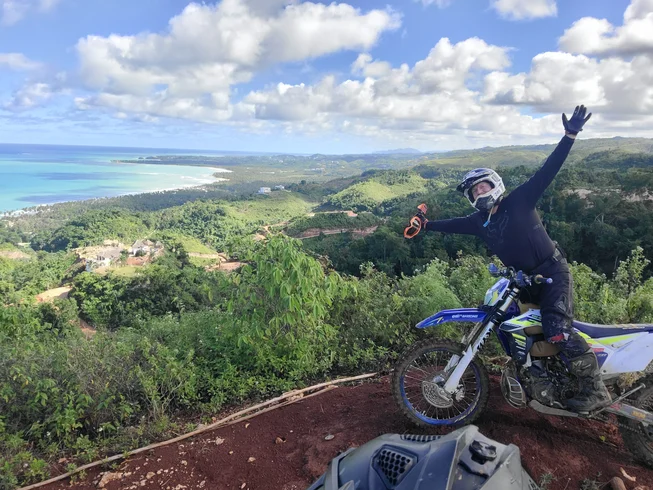 Non-Residential Guided Enduro Motorcycle Day Tour in Las Terrenas, Dominican Republic