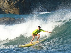 8 días de curso intensivo de español y surf en Puerto Escondido, Oaxaca, México