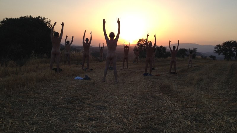 Naked Partner Yoga