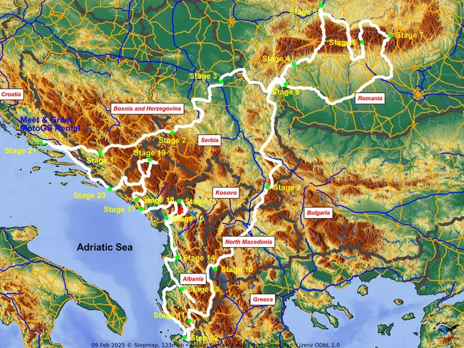 27 Day the Balkans, Carpathians, Albanian Alps Guided Motorcycle Tour photo 2