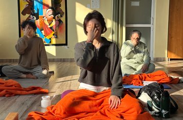 13 jours en stage de formation de professeur de yoga hatha, ashtanga-vinyasa 100h à Rishikesh, Inde