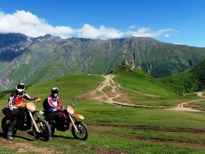 6 Day Guided Enduro Motorcycle Tour along the Hidden Paths of Caucasus Mountains, Georgia 