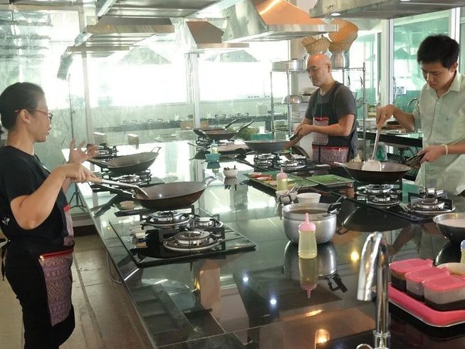 Half-Day Non-Residential Thai Cooking Experience with A Market Tour in ...