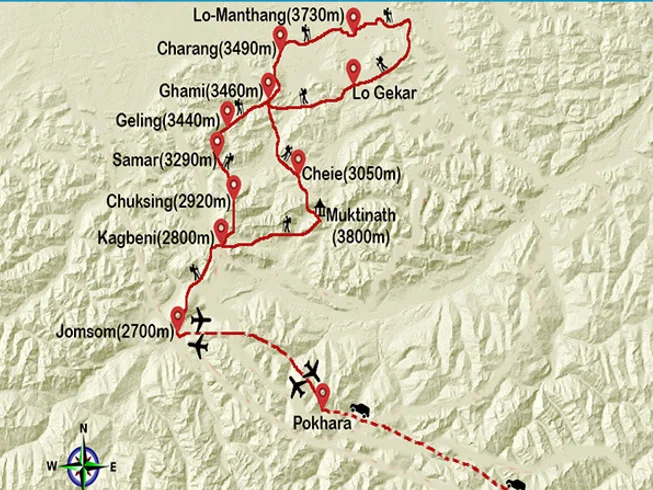 12 Day Upper Mustang Adventure Guided Motorcycle Tour in Nepal photo 3