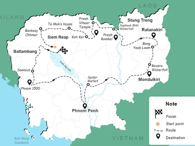 7 Day Guided BMW Motorcycle Adventures Tour in Cambodia photo 3