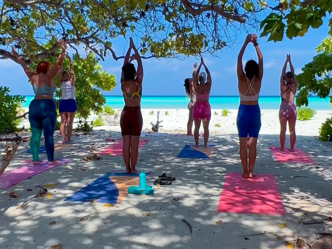 Beach Yoga and Meditation  Wellness Retreat Maldives