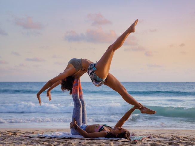 220 Best Beach Yoga ideas  yoga poses, yoga, beach yoga