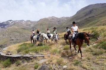 5 Day Poqueira Short Break Mountain Horse Riding Holiday in Alpujarra Granadina, Granada, Spain