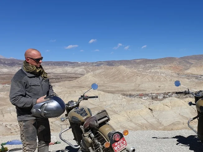 13 Day Guided Upper Mustang Motorcycle Tour with Royal Enfield Himalayan Bike in Nepal photo 2