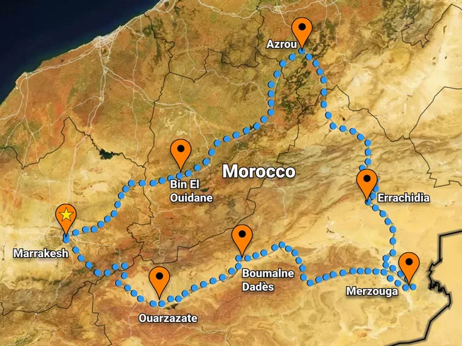 9 Day Atlas and Desert Guided Motorcycle Tour in Morocco photo 3