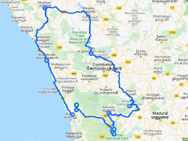 10 Day "The Planters Punch" Guided Loop Motorcycle Tour in Kerala, Tamil Nadu, and Karnataka photo 3