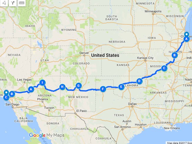 13 Day Route 66 Self-guided Motorcycle Tour USA - Tripaneer.com