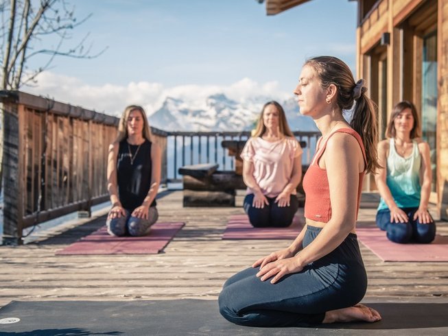 3 Day Yoga and Meditation Weekend Holiday in the Mountains in Veysonnaz ...