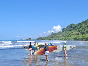 7 jours en stage de surf à Uvita, Costa Rica