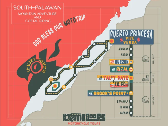 5 Day South-Palawan Guided Coastal Riding and Mountain Adventure in Puerto Princesa, Palawan photo 3
