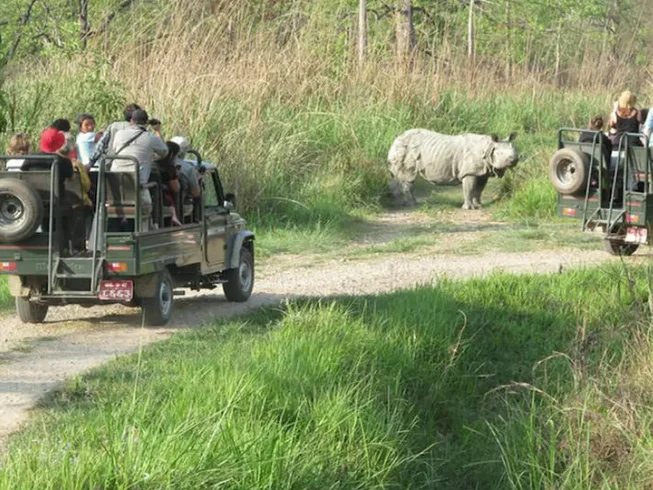 7 Day Royal Enfield Guided Motorcycle Tour in Nepal with Jeep Safari and Cultural Trips photo 8
