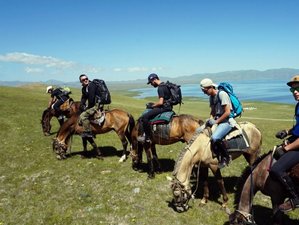 7 Day Summer Horseback Riding Tour near Lake Son-Kul