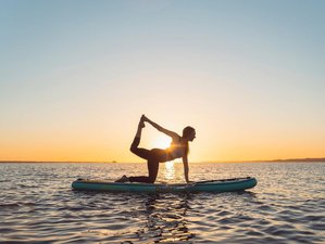 3 Day SUP, Sea Swimming, and Yoga Holiday in A Meadow by The Sea in Cornwall, England