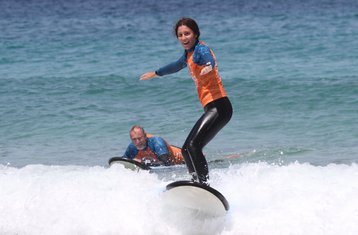 6 días de campamento de surf Line Up en Fuerteventura, Islas Canarias, España