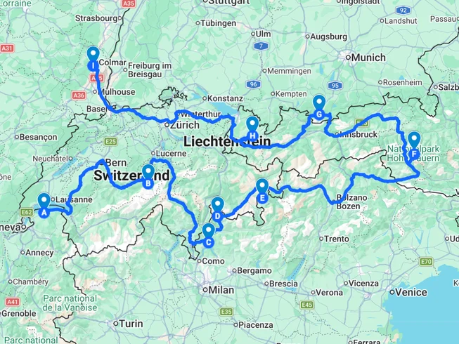 10 Day Grand Alps Guided Motorcycle Tour along France, Switzerland, Italy, Austria and Germany photo 3