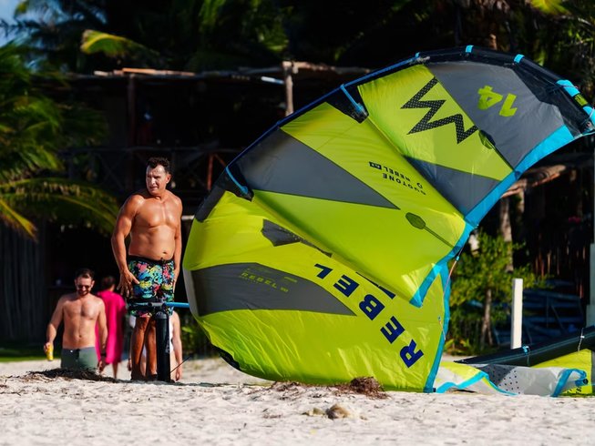 Non-Residential Private Kitesurfing Course in Progreso, Yucatán, Mexico - photo 4