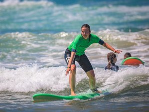 8-Daags Internationaal Surfkamp voor 18+ op Gemiddeld Niveau in Landes, Frankrijk