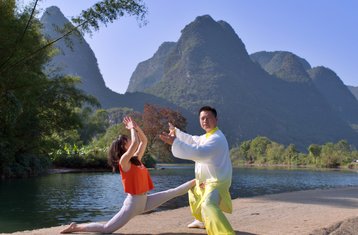 8 Wochen Vollständige Immersion in Taichi, Meditation und Pushing Hands Kurs in Yangshuo, China