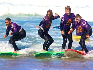 6 días de curso para aprender a surfear en Amado Beach Surf Camp, Algarve, Portugal