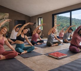 14 jours-200h en formation de professeur de vinyasa yoga hybride à La Garde-Freinet, France - Photo 4
